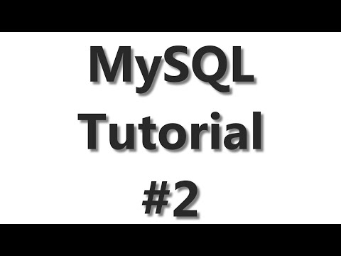 MySQL Tutorial #2 - Creating a Database