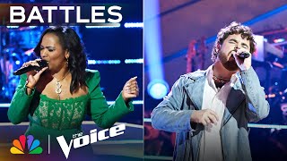 Conor James and Tinika Wyatt's Gorgeous Performance Earns Kelsea's STEAL | The Voice Battles | NBC
