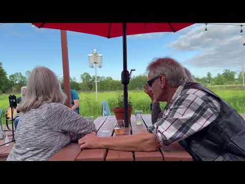 June CSA, Puppy, Purple Martin nest check, Soap-making, Georg Washington, food, music on the patio.