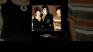 Elvis with fans On July 1971  in Lake Tahoe, Nevada at the Sahara Hotel.