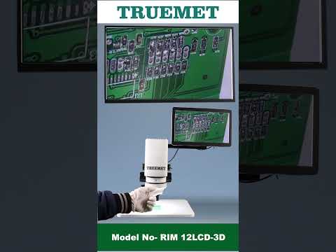 Video Microscope with 3D Inspection RIM12LCD 3D