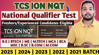 TCS ION NQT OFFICIAL HIRING 🔥 | OFF CAMPUS DIRECT HIRING | GRADUATES HIRING | DIRECT TEST | JOBS