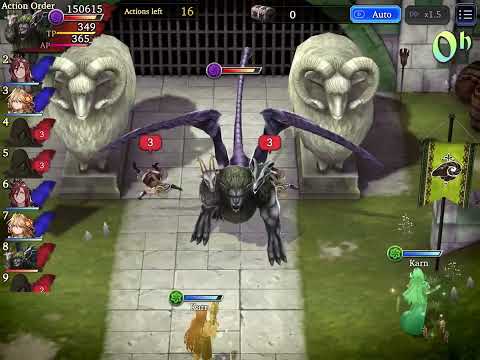 War of the Visions FFBE : Raid Boss Dark Chimera Lv.100 with Jayden (Summer) and Moore the Merrier
