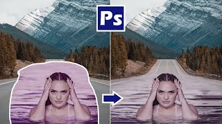 Photoshop Trick - Blend Images in Photoshop | #Shorts #photoshoptutorial