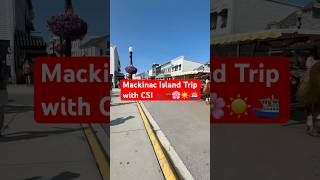 Mackinac Island trip w/ Ferris State’s Center for Student Involvement 🚲 #studentlife #campuslife