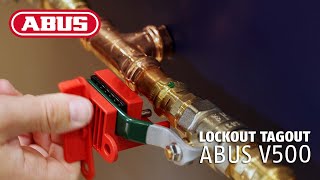 ABUS Lockout/Tagout Solutions - V500 Valve Lockout Device