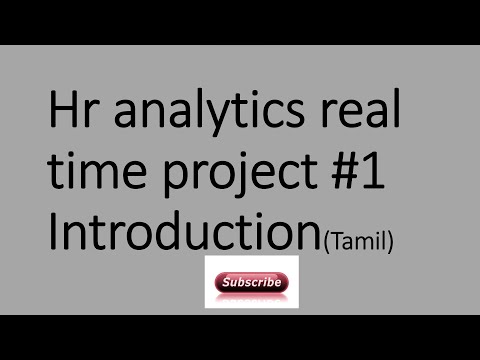 HR Analytics Project - Based on Real time Scenario - Introduction #machinelearning Part1 | Tamil