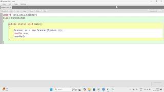 Java program for finding randon number between 0 and 1