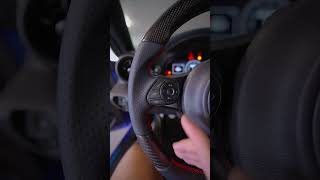 Steering wheel controls on the BRZ & GR86