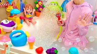 メルちゃん お風呂のおもちゃがいっぱい バスタイム / Huge Bath Toys! Mell-chan Bath Time