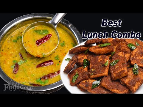 Best Lunch Combo/ Yam Fry/ Paruppu Kulambu