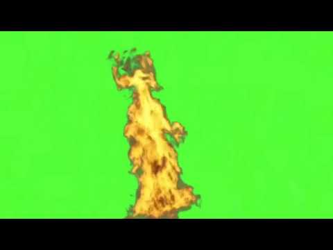 fire greenbackround effect