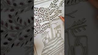 Tree of life in lippan art| #shortvideo #lippanartwork #homedecor #trending #ytshorts #lippankaam