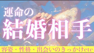 【運命の人💘】結婚相手・再婚相手はどんな人？容姿・性格・出会いのきっかけetc【タロット占い・ルノルマン・オラクルカードリーディング】