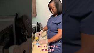 How to read a urine dipstick