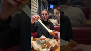 One Of The Longest Cheese Pulls Ever.. 😳