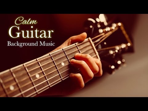 SOFT GUITAR BACKGROUND MUSIC【 Black Screen 10 hours 】Dark Screen - Relaxing Acoustic Guitar Melody