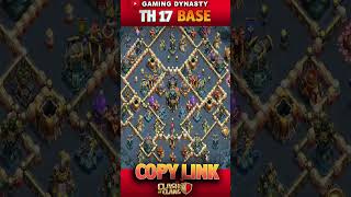 Th17 UPDATED VERSION BEST BASE  8 #shorts #clashofclans #shortsfeeds  #shortvideo #short #supercell