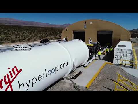 Hyperloop Train Full Speed Test 1200 km