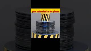 hydraulic machine VS CD Card | hydraulic machine fact ||#shorts #facts #shortsfeed #experiment
