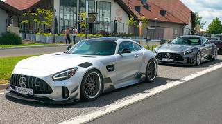 700HP Mercedes AMG GTS Carbonerre GT3 Widebody Kit - LAUNCH, Revs and Powerslides at Nürburgring!
