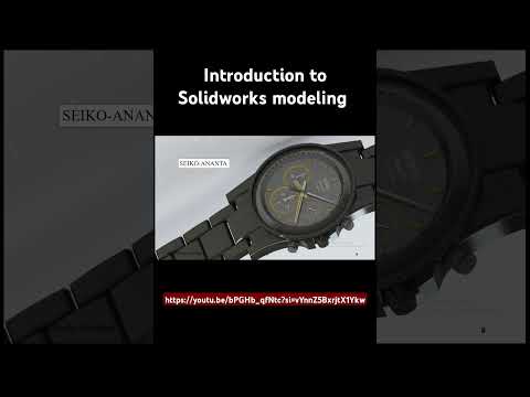 Introduction to Solidworks modeling. #solidworks #solidworkstutorial #cad