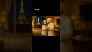 Two Hearts, One Leash: Paris Honeymoon 🤍 🐕  #aidog #aiartist #perfect #twohearts #paris