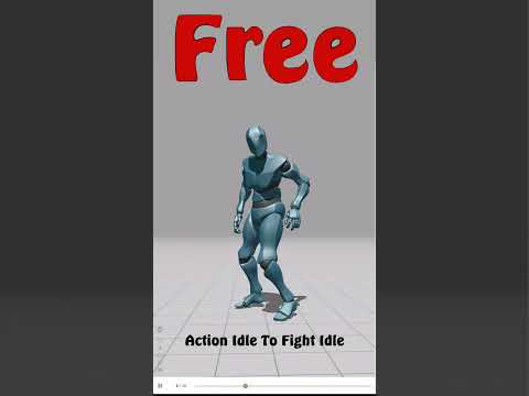 Action Idle To Fight Idle. Mixamo animation converted for use in Daz Studio by a Genesis 9 character