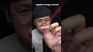 REMOVING YOUR NEGATIVITY #asmr #shorts