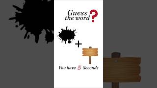 Can you guess the word? (No. 7) #guess #words #wordplay #braintest #brainteasers #fun