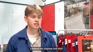 Graphic Design student Cameron Angus | Degree Show project | Edinburgh Napier University
