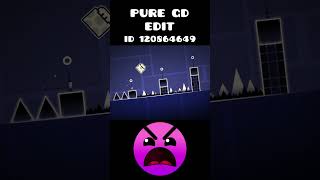 Pure Geometry Dash Edit ☠🔥 #geometrydash #edit