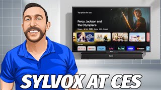 Adam's Sylvox Experience at CES!  100% Waterproof Outdoor TVsWithstand All Weather!