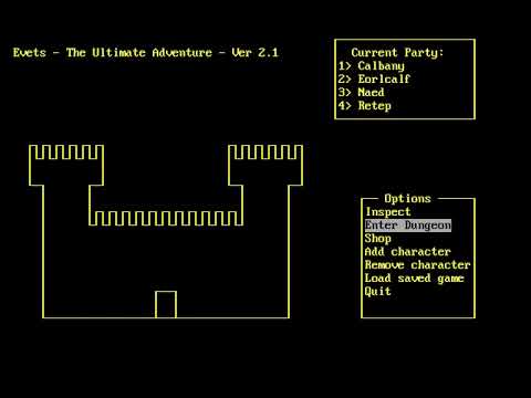 Evets MS-DOS Game 1988 (Gameplay)