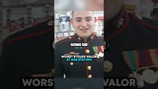 WORST Stolen Valor at Gas Station 😳⛽️