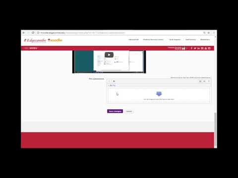 Moodle Assignment Uploading