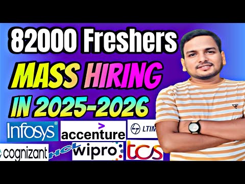 IT FIRMS 82,000 JOBS! INFOSYS, TCS, WIPRO & MORE HIRING IN 2025 | MASS HIRING UPDATE,IT JOB OPENING