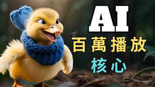 24條Shorts狂攬110萬粉！這種AI視頻輕鬆破百萬播放，看完這個公式，你也能做 | 附無限積分的AI生圖工具