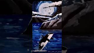 Whale Watching #fyp #shorts #whaleart #seaart #oregoncoast