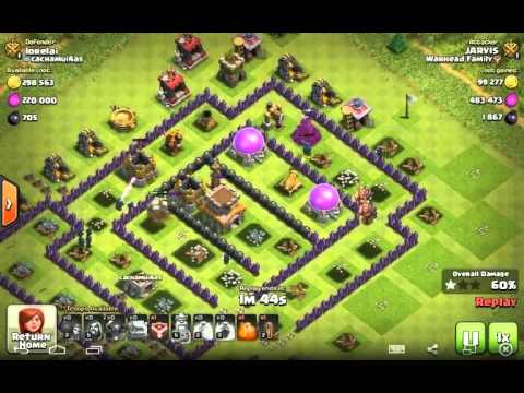 1 million loot in th8 with GoWiPe
