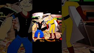 Saitama vs Popeye||one punch man #saitama #popeye #onepunchman