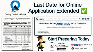 QCI Exam - Last date for Online Application Extended ✅ | Start preparation now 👆 | Good News 😍