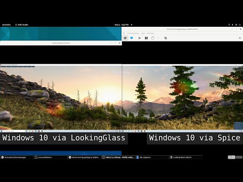 Is Looking Glass Necessary? KVM/VFIO