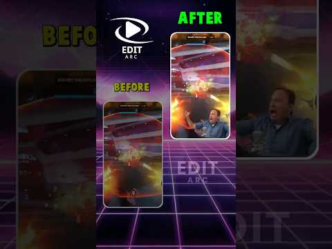 Before and After of Edit Arc ! 😎😜