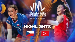 Czechia 🇨🇿 vs. Türkiye 🇹🇷 - Highlights | Week 3 | Women's VNL 2025