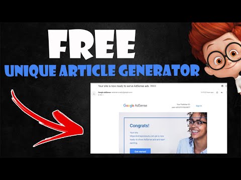 Unique Article Generator Tools || Fastest Google AdSense Approval Trick || Haider Tech Factory