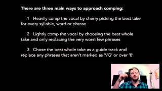 How To Create The Perfect Vocal With Comping