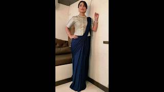 Sarees long Blouse Designs, designers blouse design #blouse #fashion #blousedesigns  #youtubeshorts