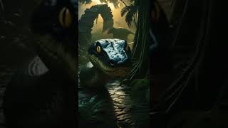 Echoes of the Ancients: Anaconda’s Silent Departure 🐍🌫️ #AncientBeast #Anaconda #JungleMystery