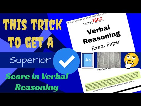 HOW TO EXPLODE your VERBAL REASONING scores!